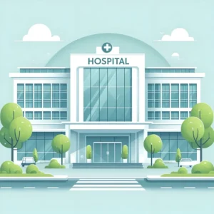 病院で行う施術。